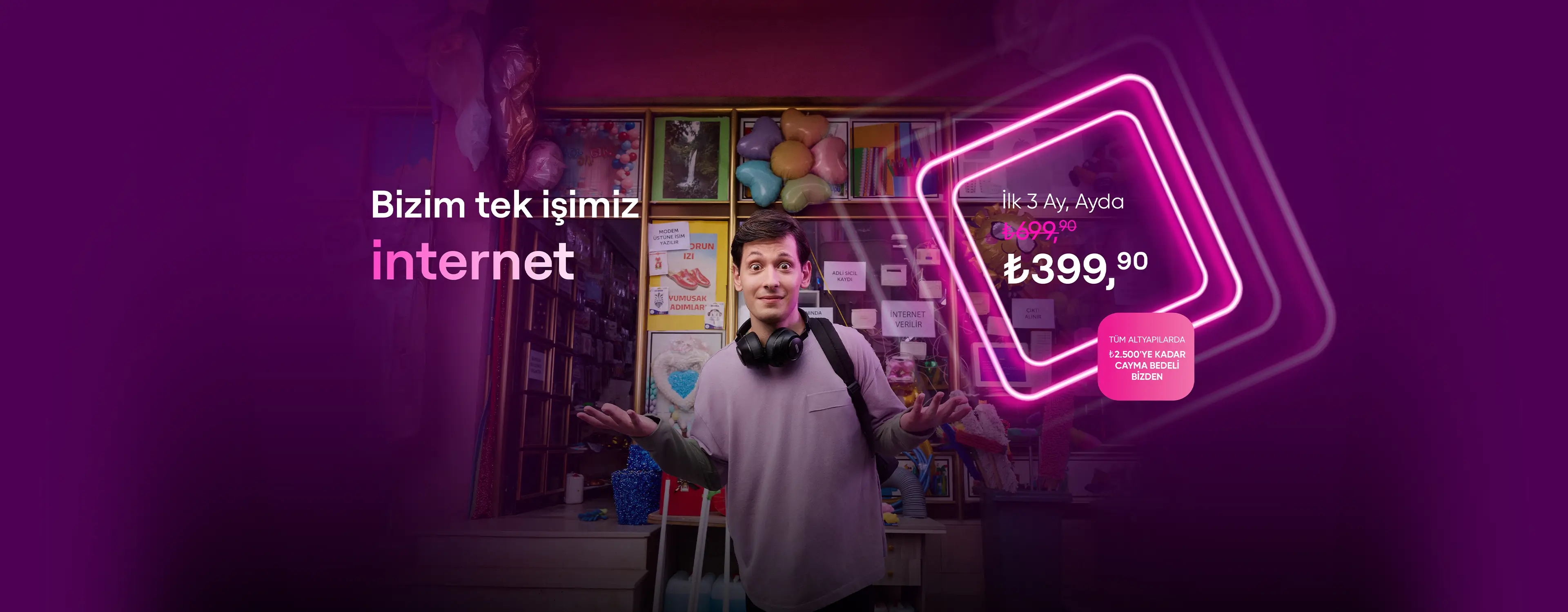 Bizim tek işimiz internet