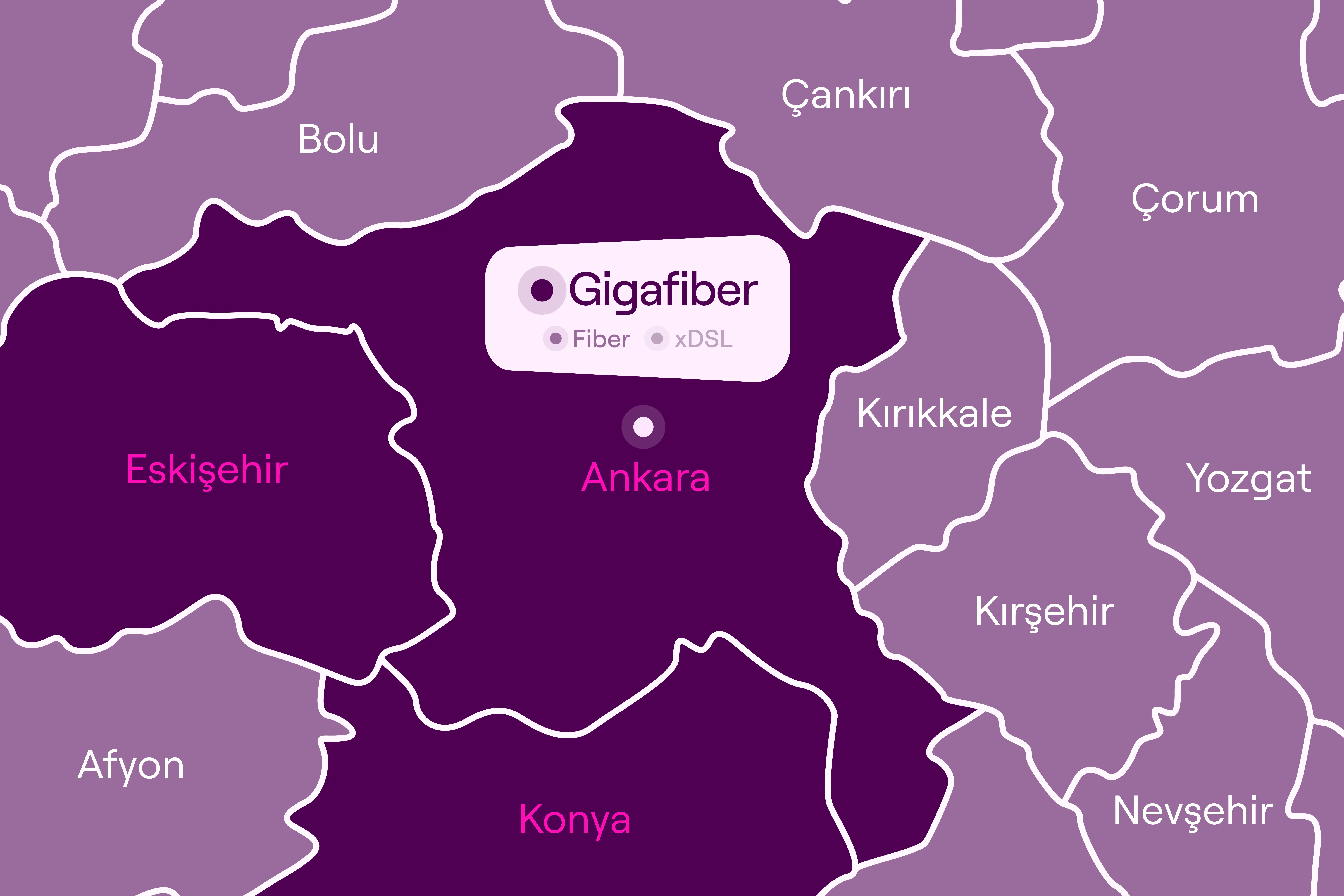 Ankara GigaFiber Haritası